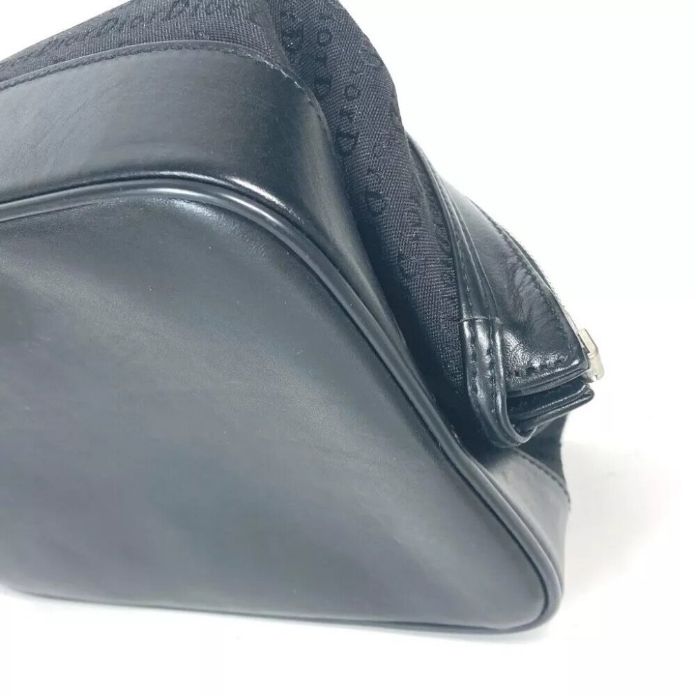 Dior logo Cluch Bag bag Pouch Canvas/Leather Black - Picture 7 of 11
